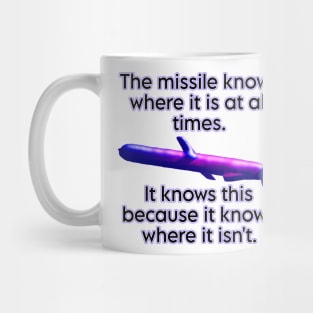 the missile knows where it is Mug